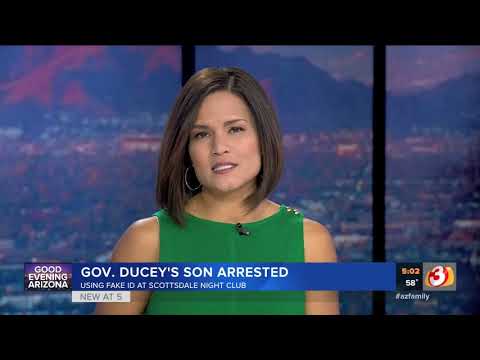 Gov Ducey's Sons Arrested For Fake Id